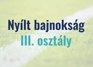 III. osztály tabella